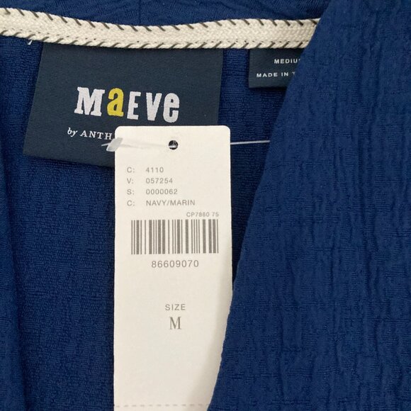 NWT Anthropologie Maeve blue Blouse/Top - Picture 4 of 7